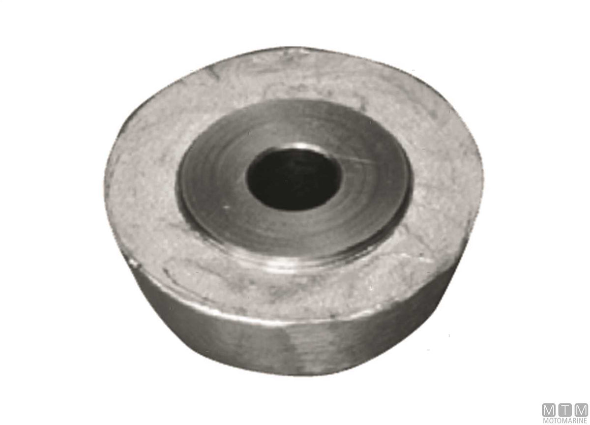Ogive anode for Lewmar 250/300 bow thruster in zinc - original photo Motomarine Srl