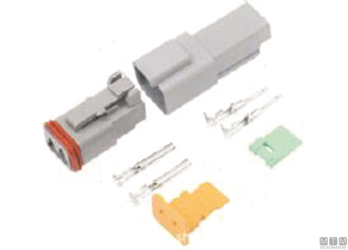 Quick connector D-Type 2-pole - original photo Motomarine Srl