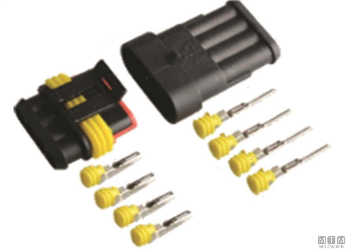 Quick connector T-Type 6-pole - original photo Motomarine Srl
