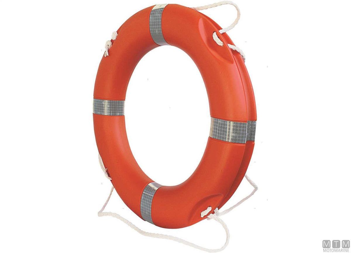 SOLAS ring lifebuoy with line holder Ø65 cm - original photo Motomarine Srl