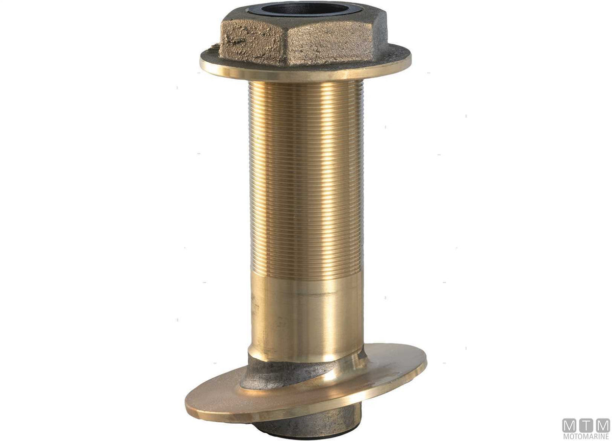 Bronze rudder tube head with 15° inclined base - original photo Motomarine Srl