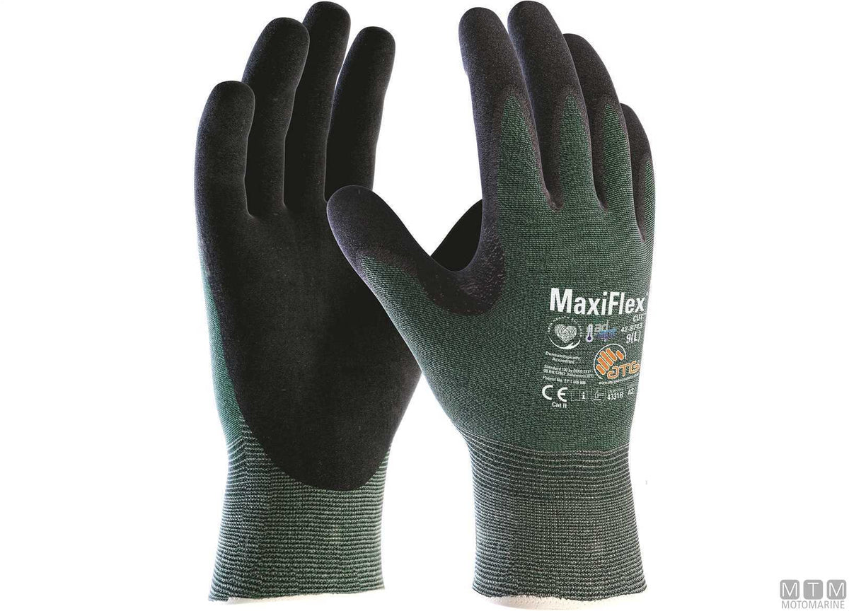 Cut-resistant work gloves Maxiflex Antitaglio 8 - original photo Motomarine Srl