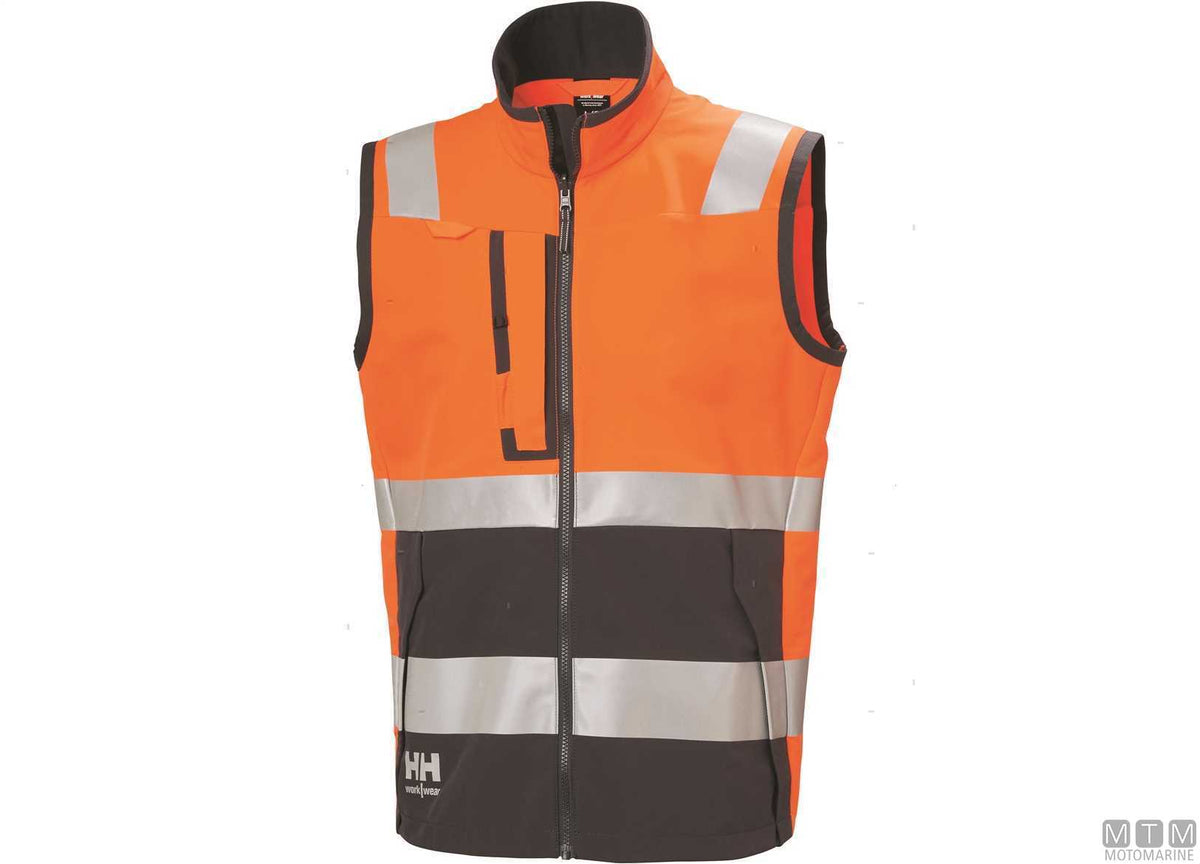 Technical vest H/H WW Alna 4X 269 Hi-Vis orange M - original photo Motomarine Srl