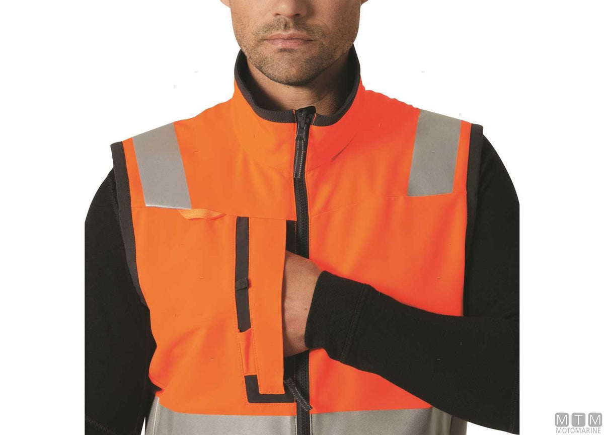 Technical vest H/H WW Alna 4X 269 Hi-Vis orange 2XL - original photo Motomarine Srl