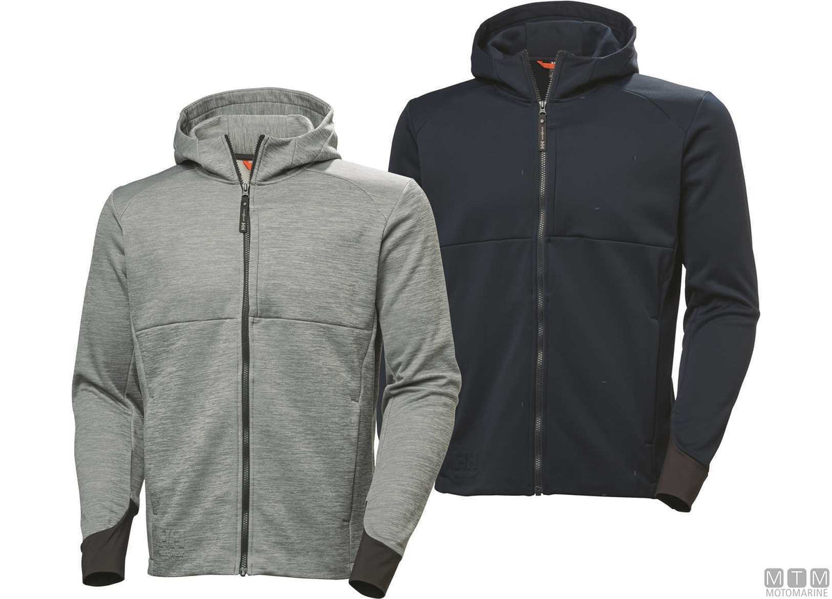 H/H WW Tech Midlayer jacket with hood 590 navy blue XL - original photo Motomarine Srl