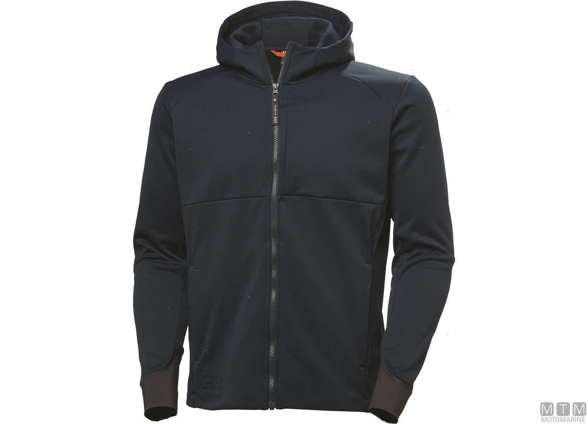 H/H WW Tech Midlayer Hooded Jacket 930 grey 2XL - original photo Motomarine Srl