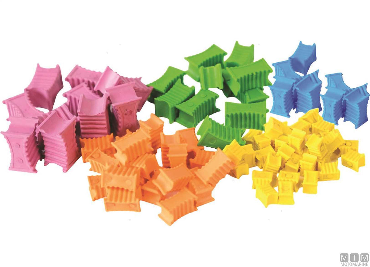 Chain marker Easy 10 mm pink pack of 8 pcs - original photo Motomarine Srl