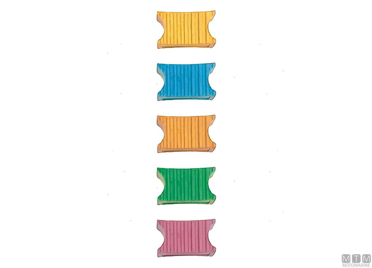 Chain marker Easy 6 mm blue pack of 14 pcs - original photo Motomarine Srl
