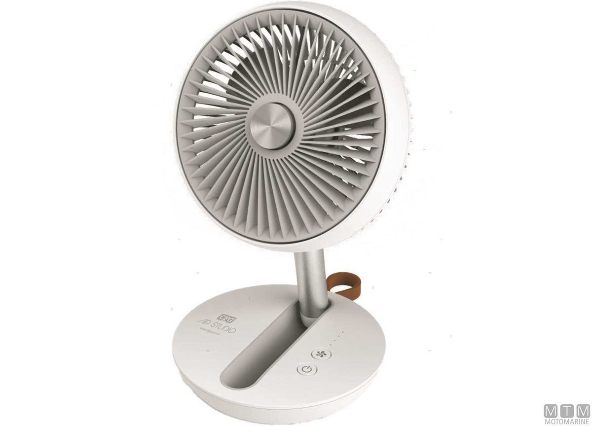Rechargeable table fan - original photo Motomarine Srl