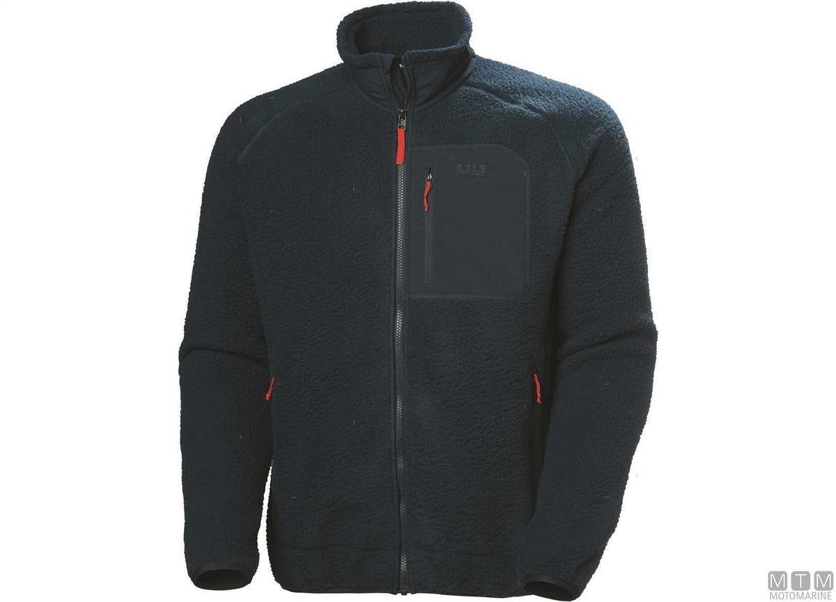 H/H Panorama fleece jacket 597 navy blue 2XL - original photo Motomarine Srl