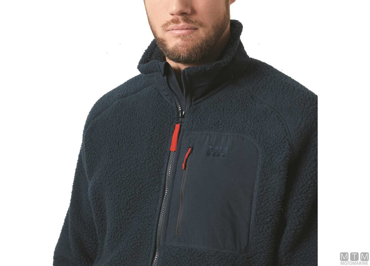 H/H Panorama fleece jacket 597 navy blue M - original photo Motomarine Srl
