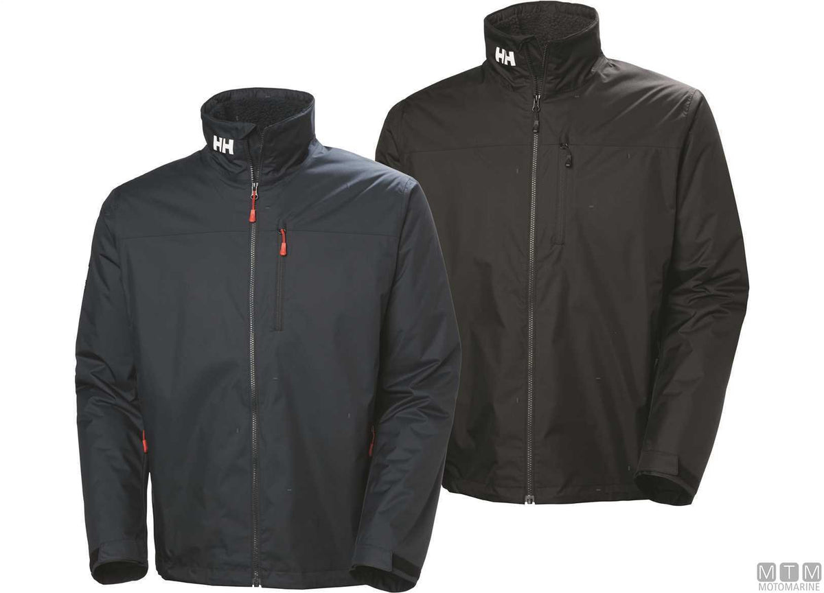H/H Crew fleece jacket with hood 597 navy S - original photo Motomarine Srl