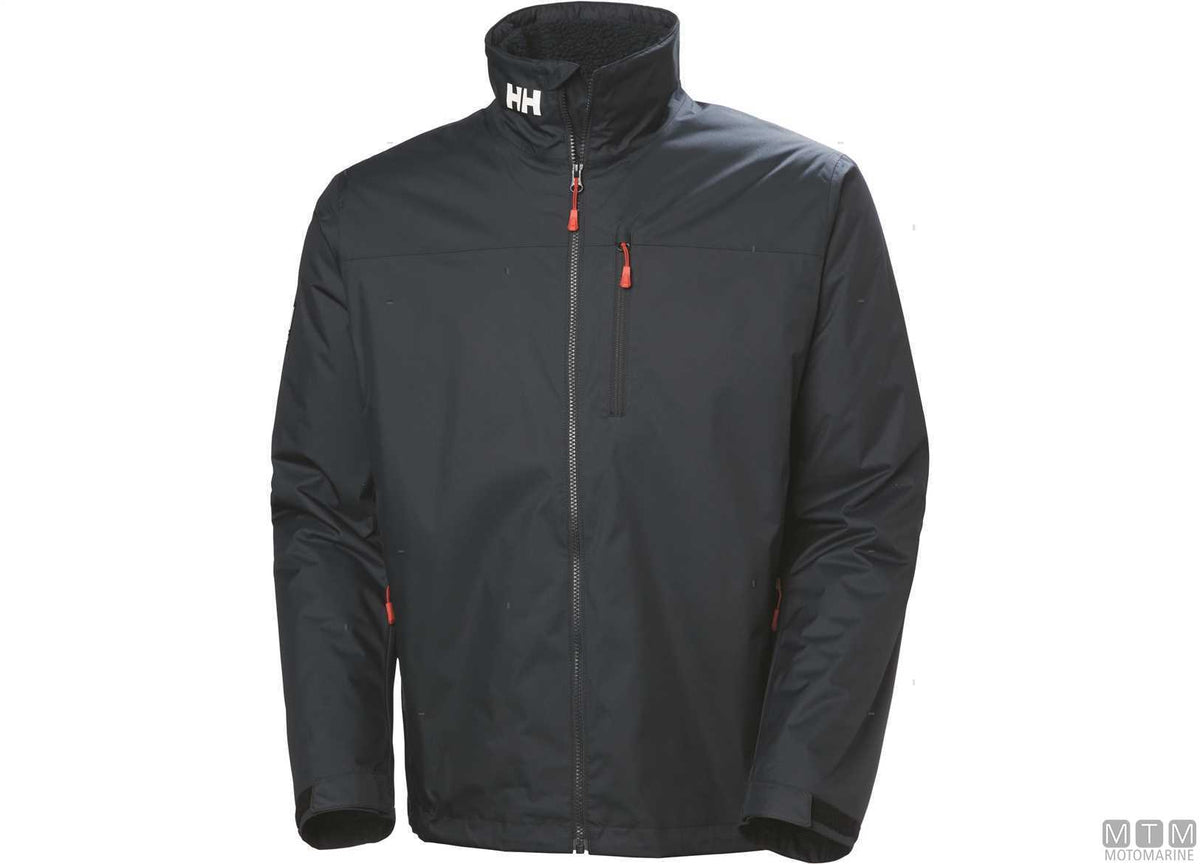 H/H Crew fleece jacket with hood 597 navy S - original photo Motomarine Srl