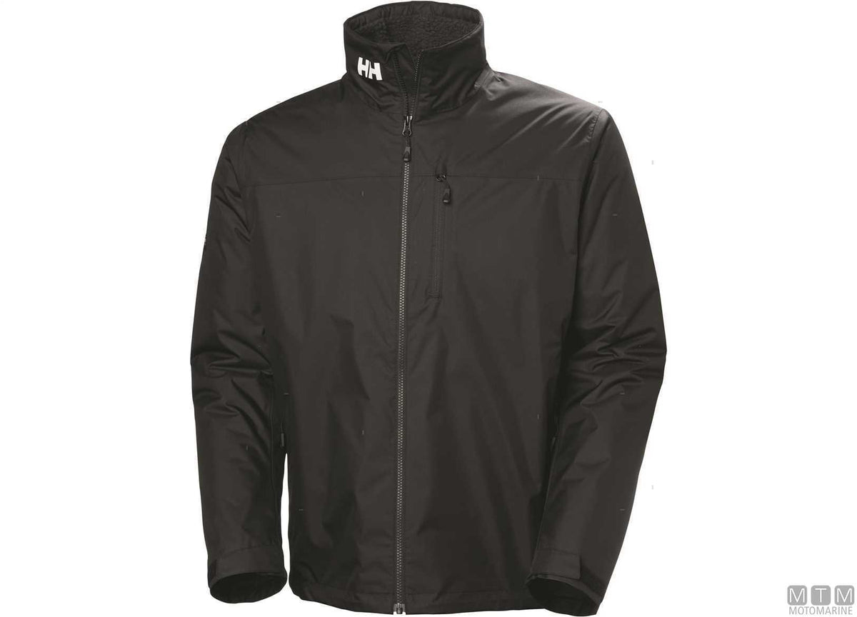 H/H Crew fleece jacket with hood 990 black S - original photo Motomarine Srl
