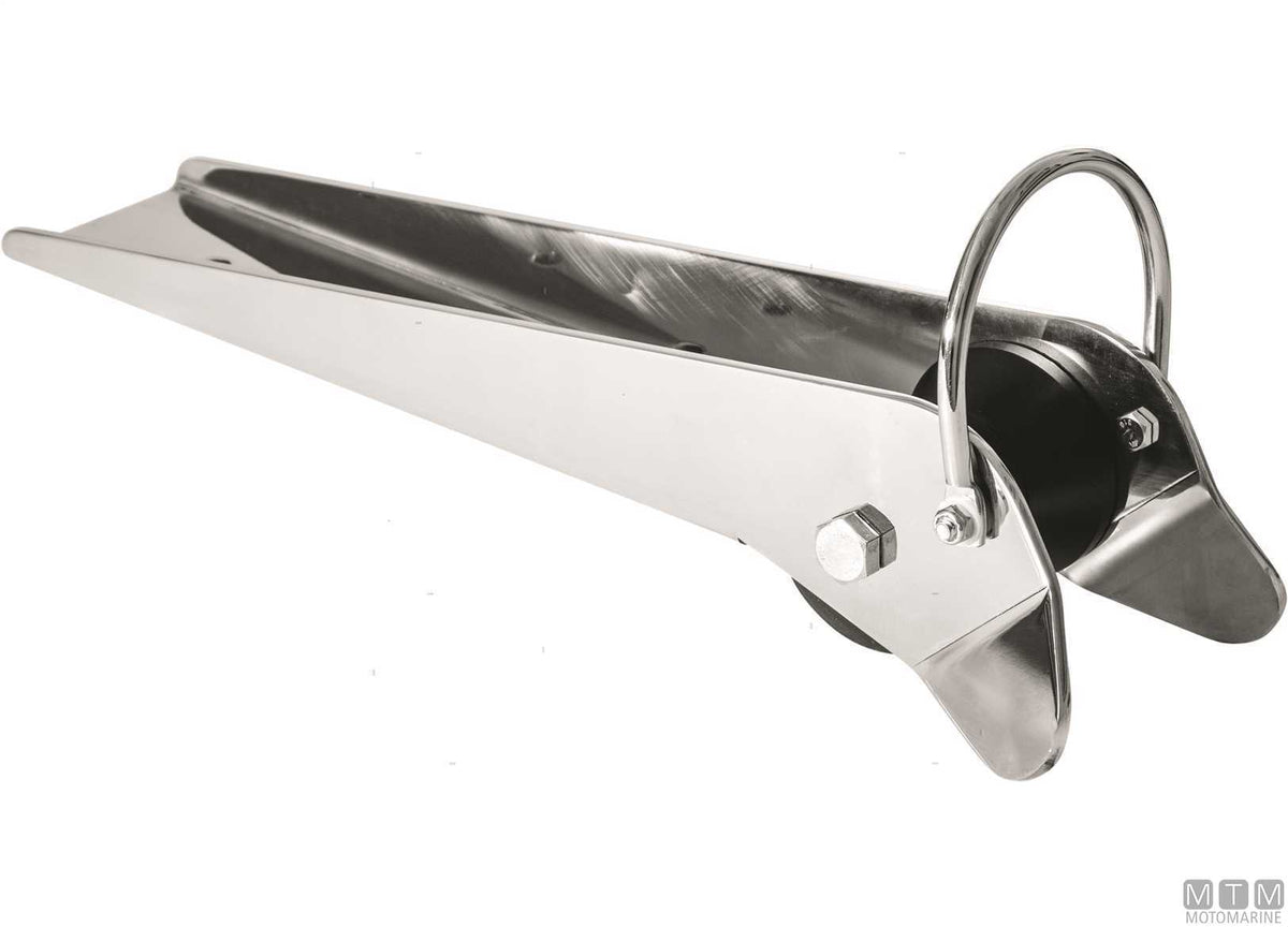 Wing chain bow roller 460 mm stainless steel 316 - original photo Motomarine Srl