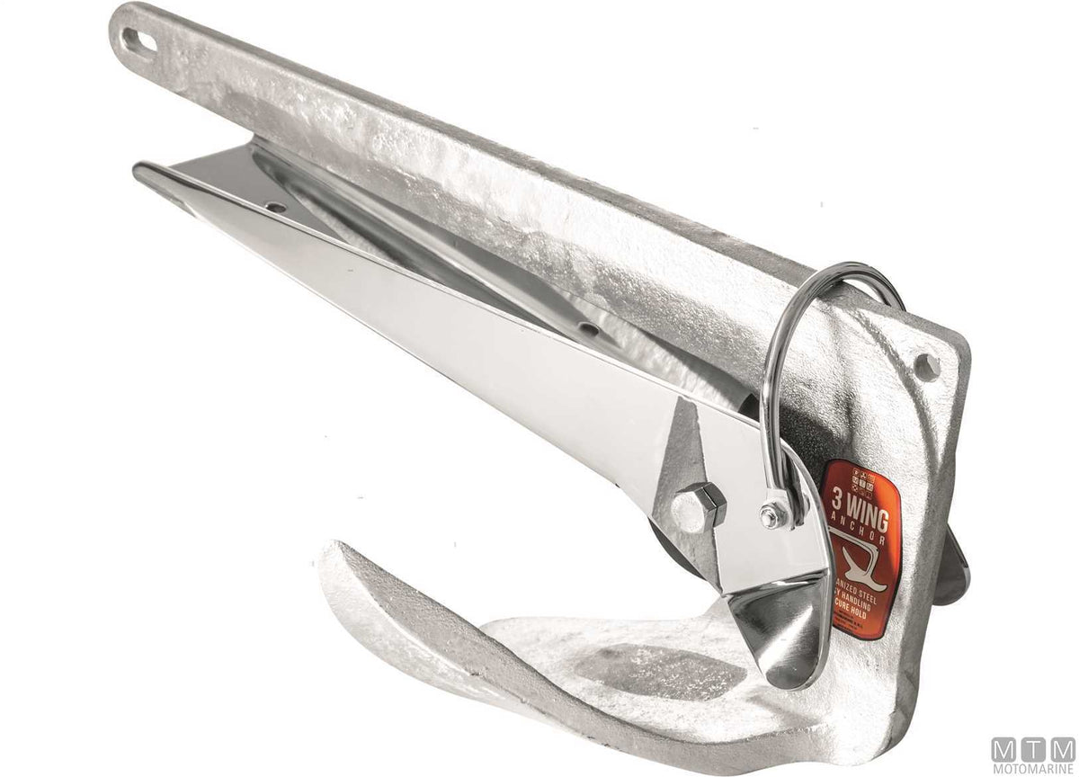 Wing chain bow roller 460 mm stainless steel 316 - original photo Motomarine Srl