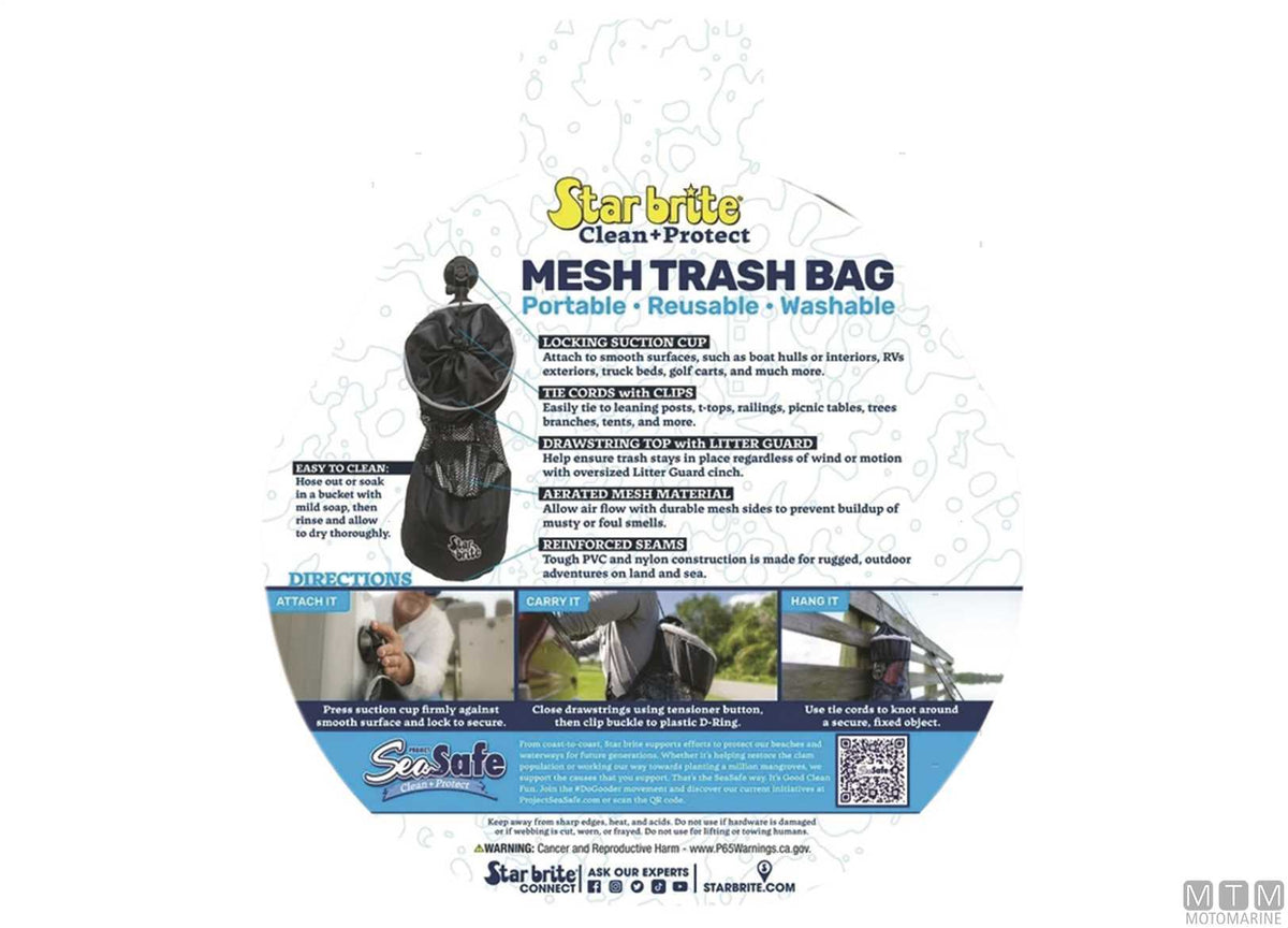 Star Brite multi-use trash bag - original photo Motomarine Srl