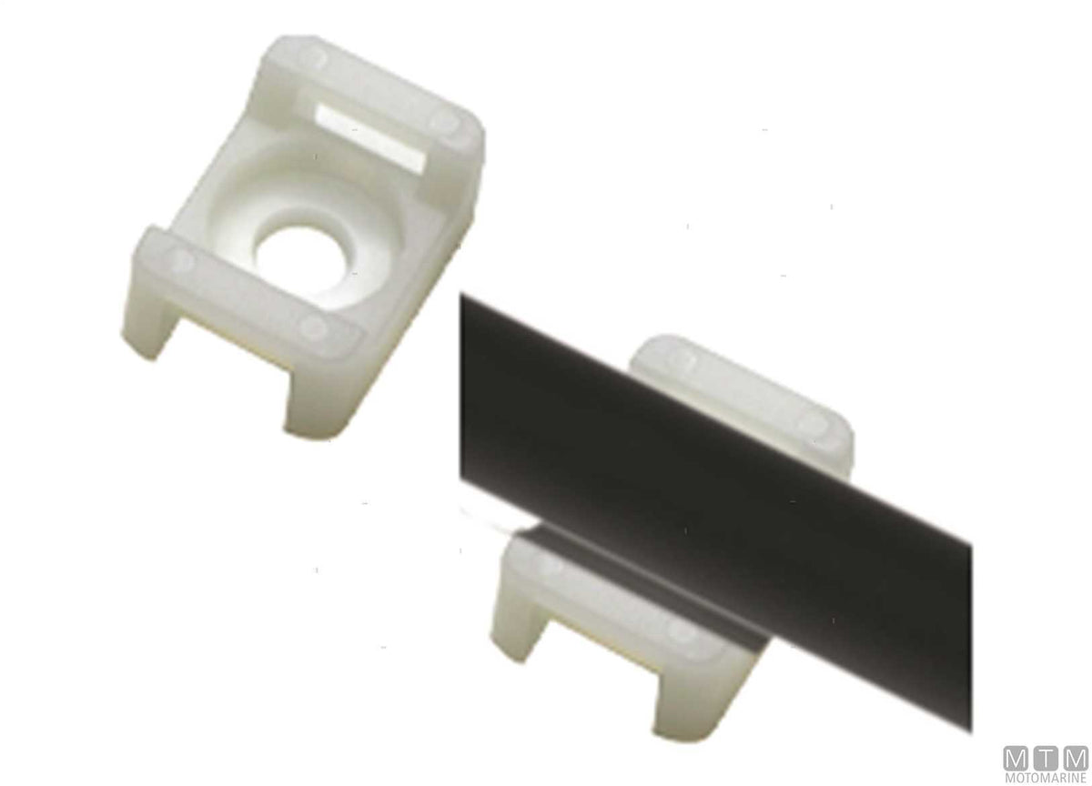 Saddle cable clamp hole Ø3.7 mm pack of 100 pcs - original photo Motomarine Srl