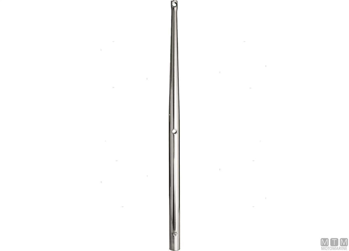 Stanchion h650 mm Ø25 mm stainless steel 316 - original photo Motomarine Srl