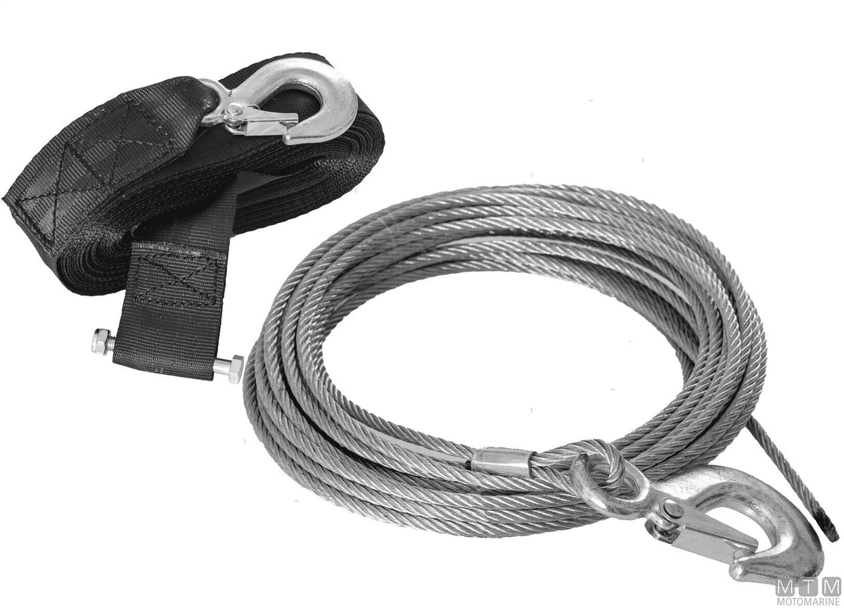 Strap for trailer winch 50 mm, 10 m - original photo Motomarine Srl