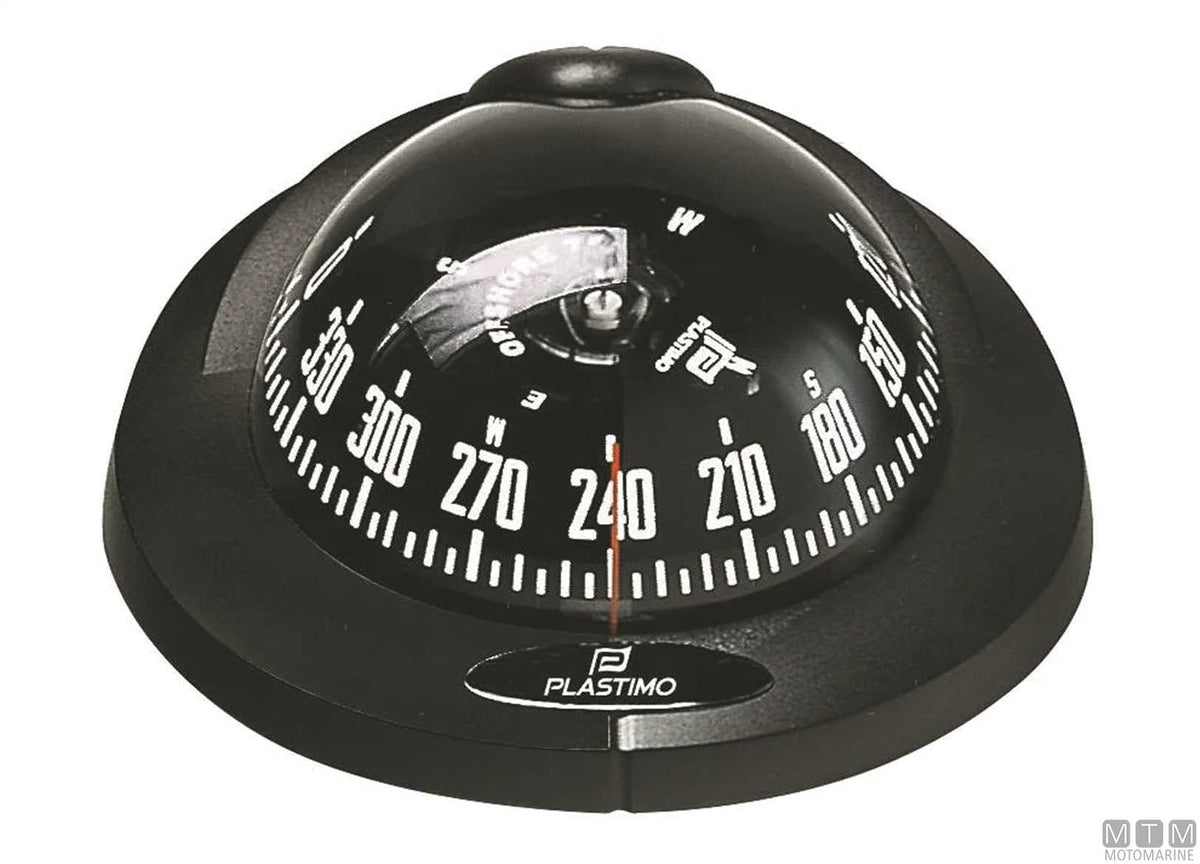 Plastimo Offshore 75 compass, white - original photo Motomarine Srl