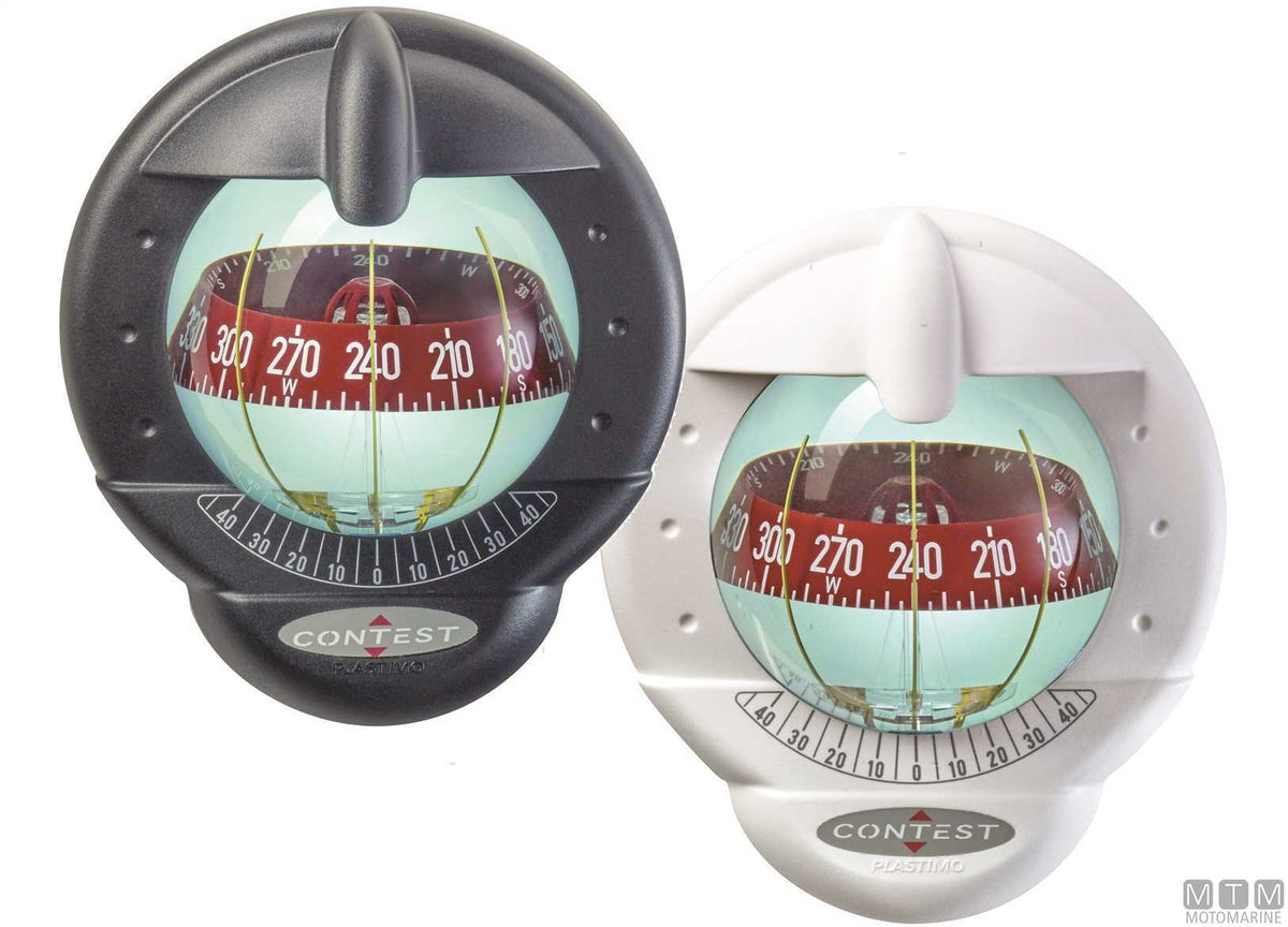 Plastimo Contest 101 vertical compass, black - original photo Motomarine Srl