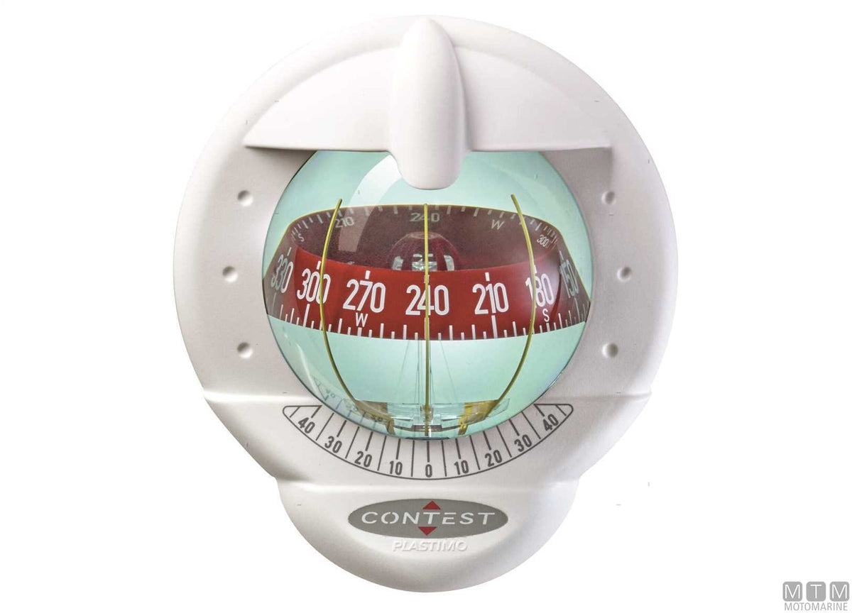Plastimo Contest 101 vertical compass, black - original photo Motomarine Srl