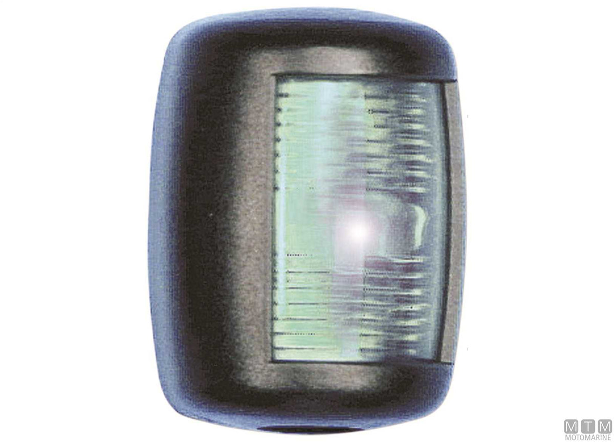 Red side navigation light LED Mini black 43x61 mm - original photo Motomarine Srl