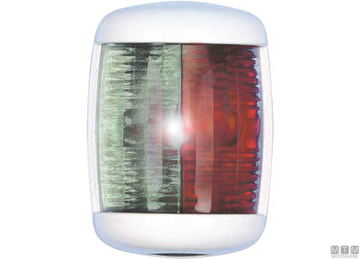 Red side navigation light LED Mini white 43x61 mm - original photo Motomarine Srl