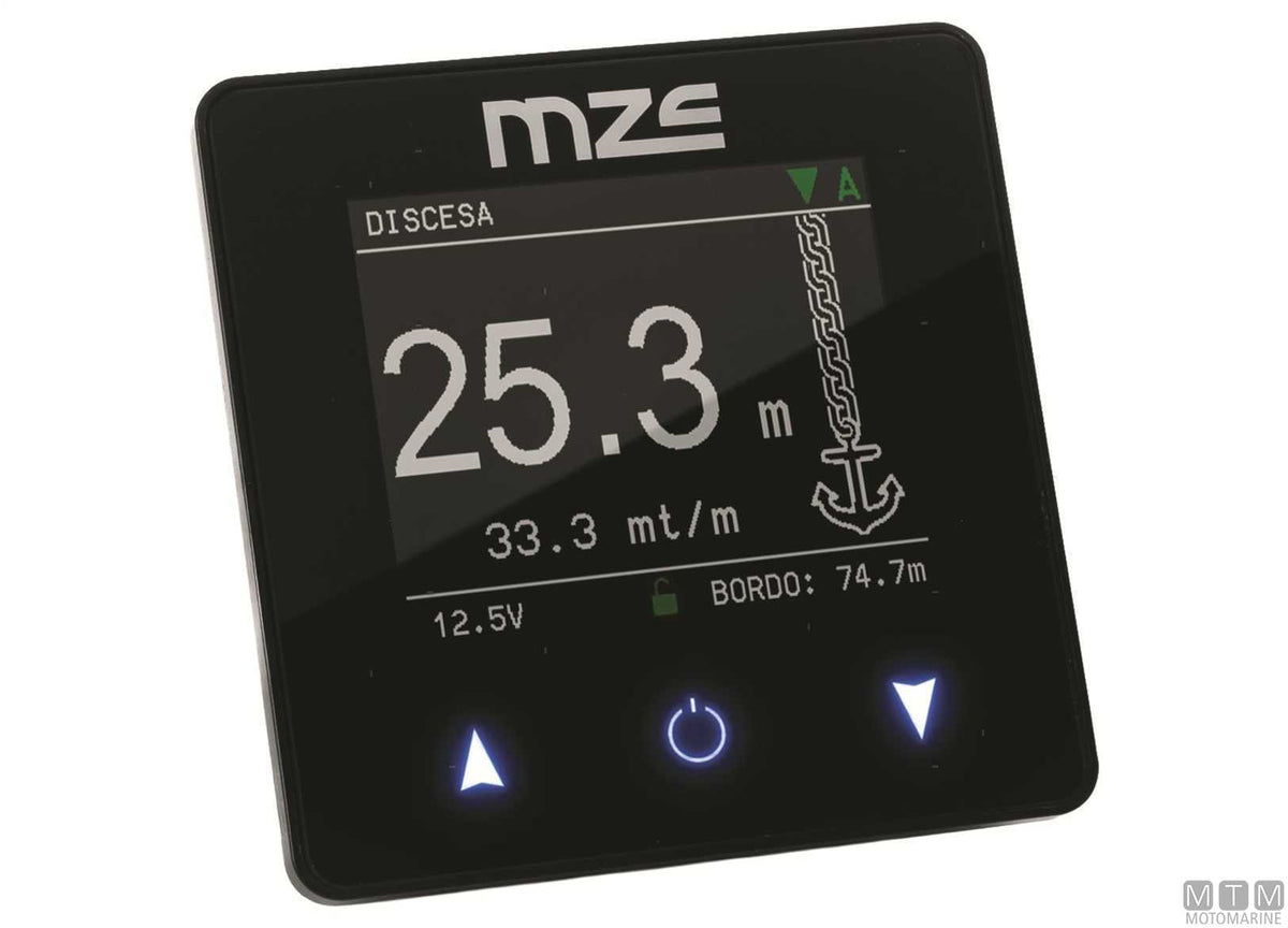 MZ digital panel control and chain meter counter - original photo Motomarine Srl