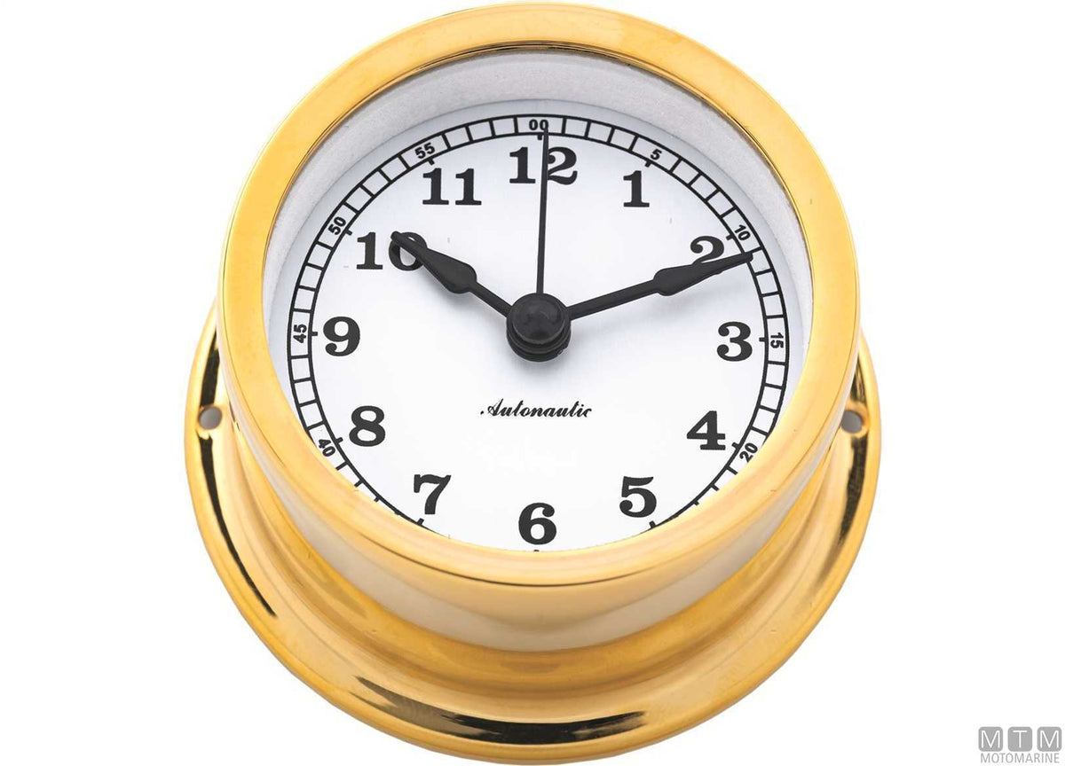 A-Nautic Pacific thermo-hygrometer 120 mm polished brass - original photo Motomarine Srl