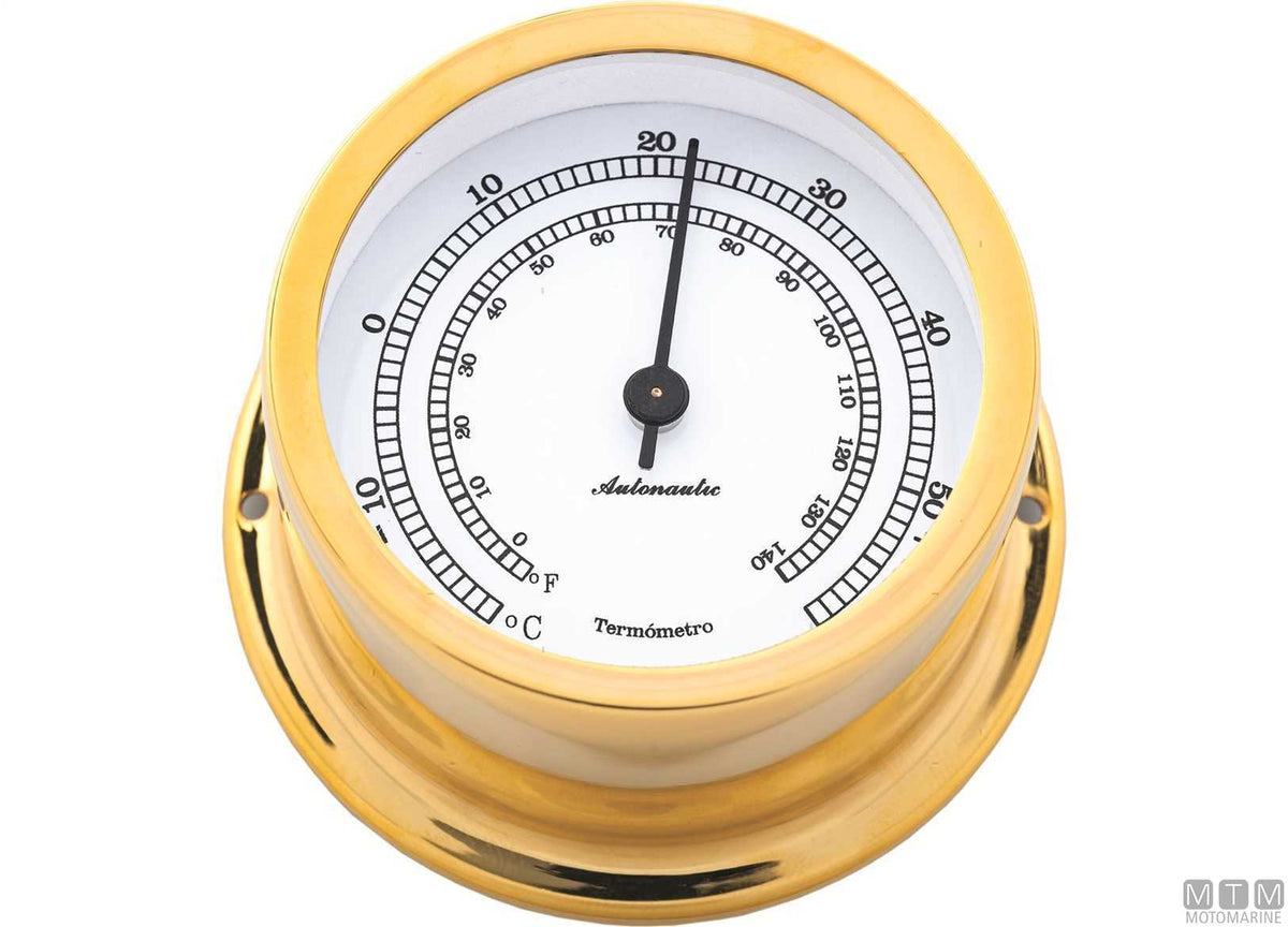 A-Nautic Minor barometer 72 mm polished brass - original photo Motomarine Srl
