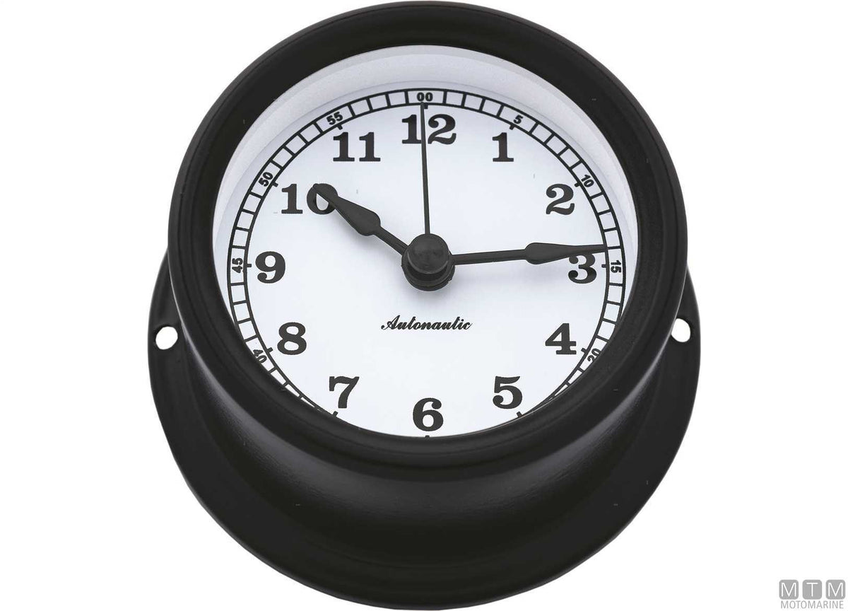 A-Nautic Minor barometer 72 mm black aluminium - original photo Motomarine Srl