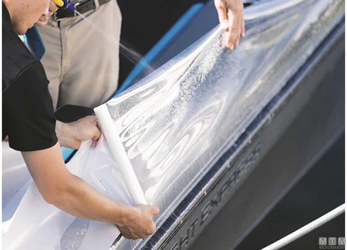 Protective film for smooth surfaces NP85, 600 mm x 100 m - original photo Motomarine Srl