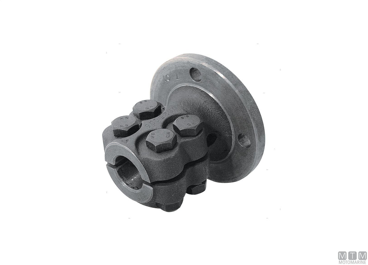 Coupling flange for shaft Ø25 mm Yanmar KM/KBW - original photo Motomarine Srl