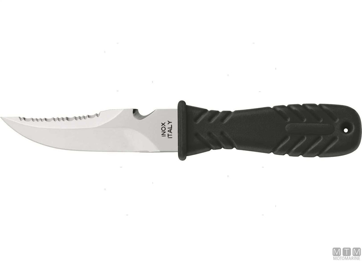 Mac Shark 10-Y yellow knife, 10 cm blade - original photo Motomarine Srl