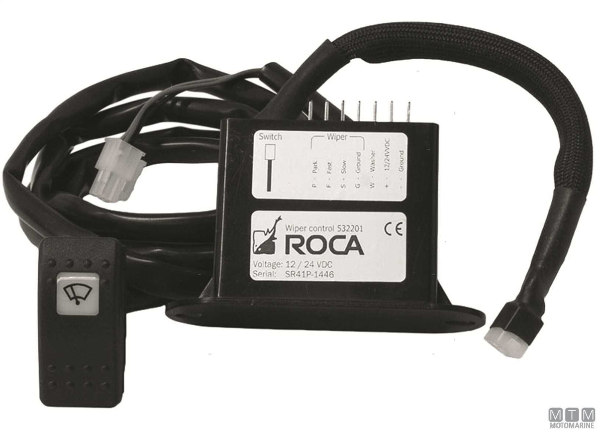 Roca control unit for 1 wiper W10/12/25/38/50 - original photo Motomarine Srl