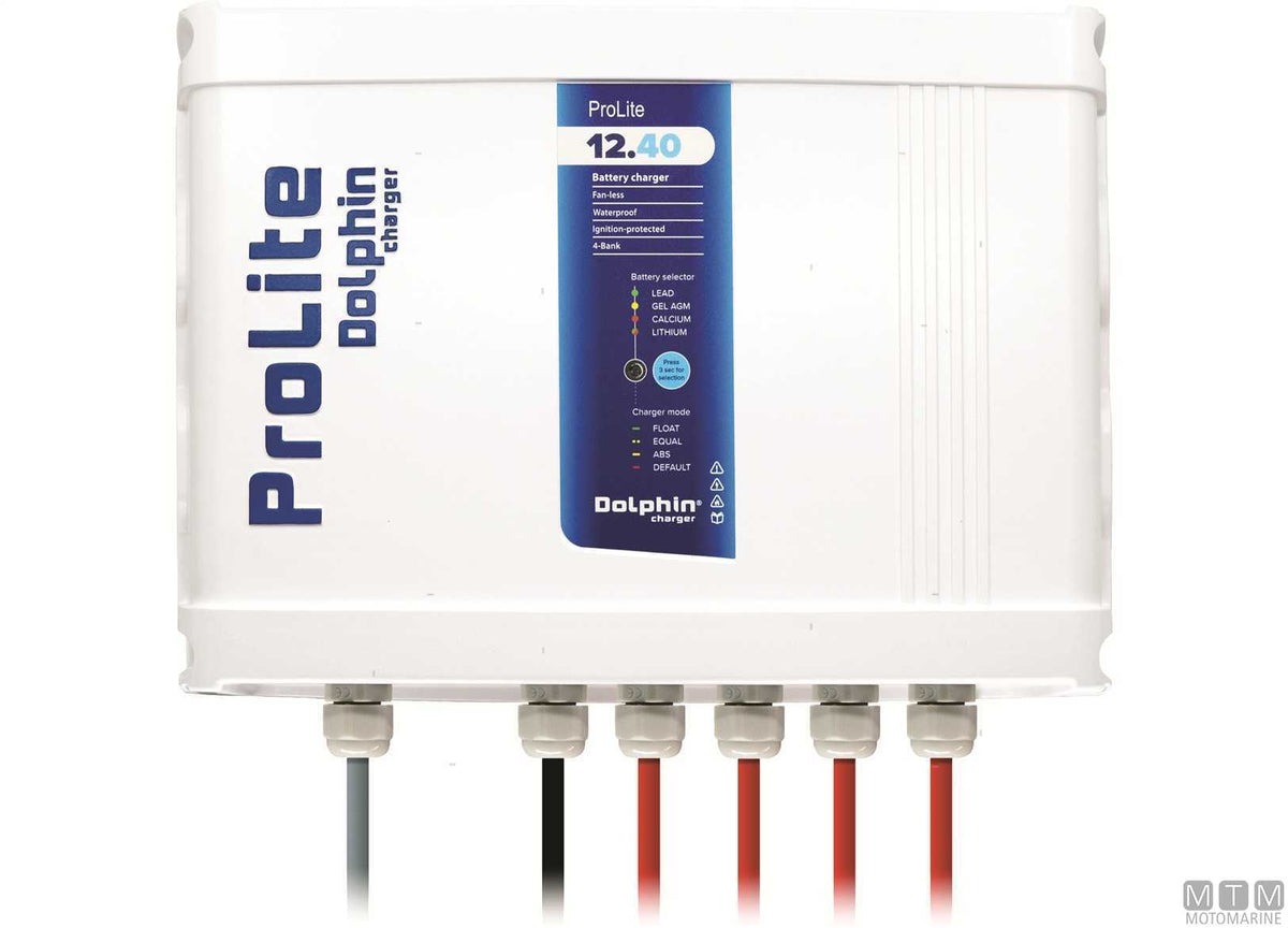 Dolphin ProLite Battery Charger 12V 15A - original photo Motomarine Srl