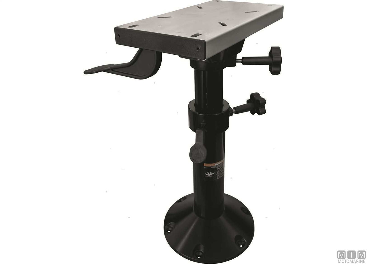 Master adjustable seat support H435-635 mm in black aluminium - original photo Motomarine Srl