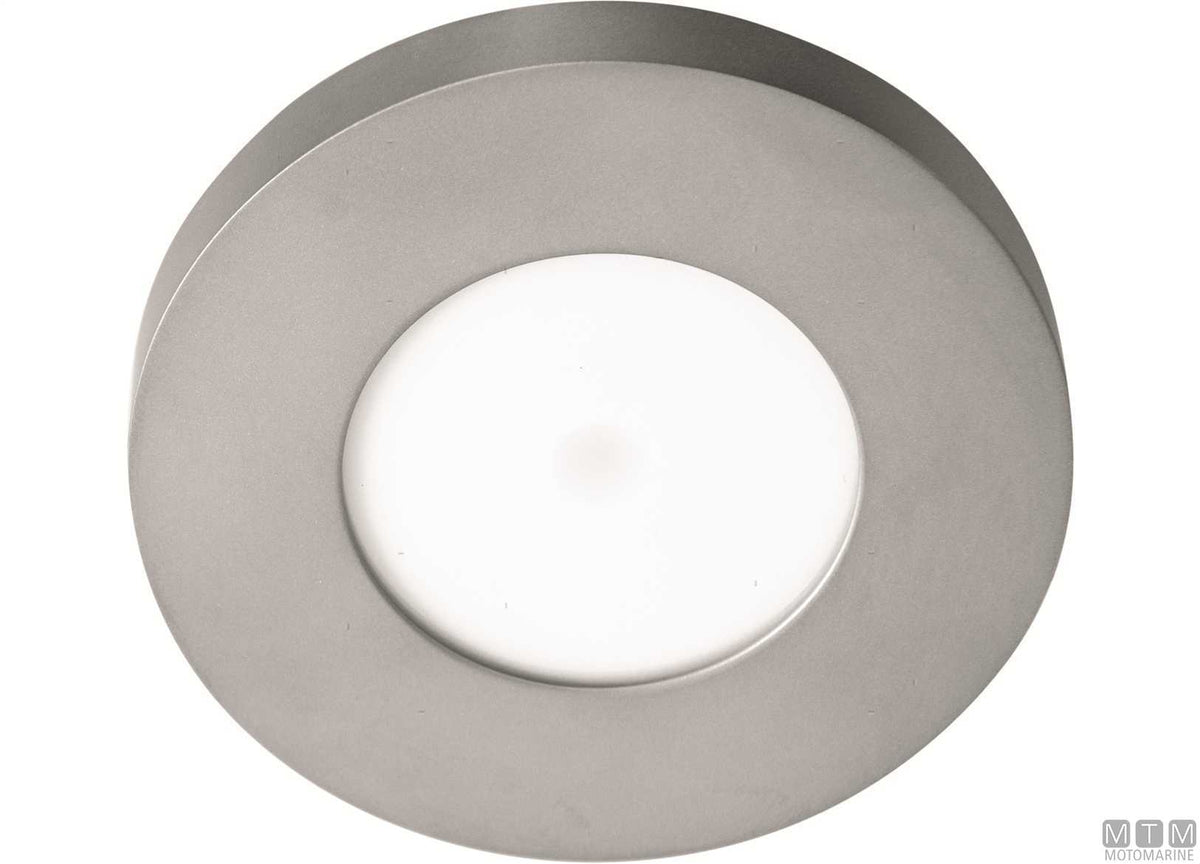 Natural light LED spotlight Astel Intensa stainless steel Ø88 mm - original photo Motomarine Srl