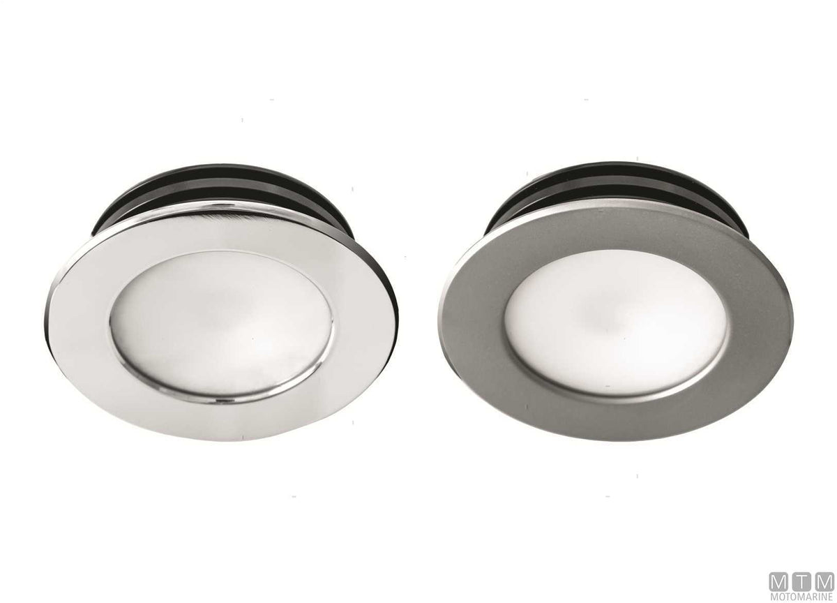 Natural light LED spotlight Astel Intensa stainless steel Ø58 mm - original photo Motomarine Srl
