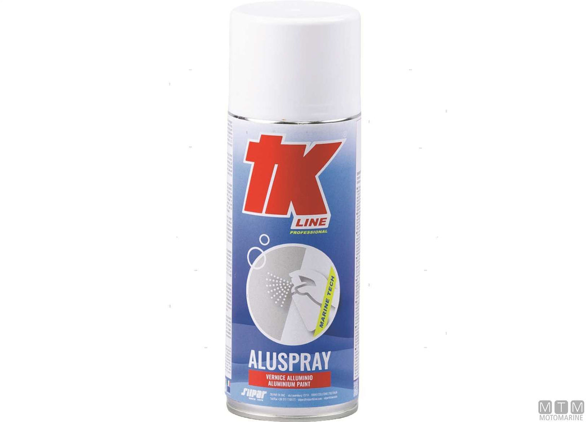 TK Aluspray metallic spray paint 400 ml - original photo Motomarine Srl