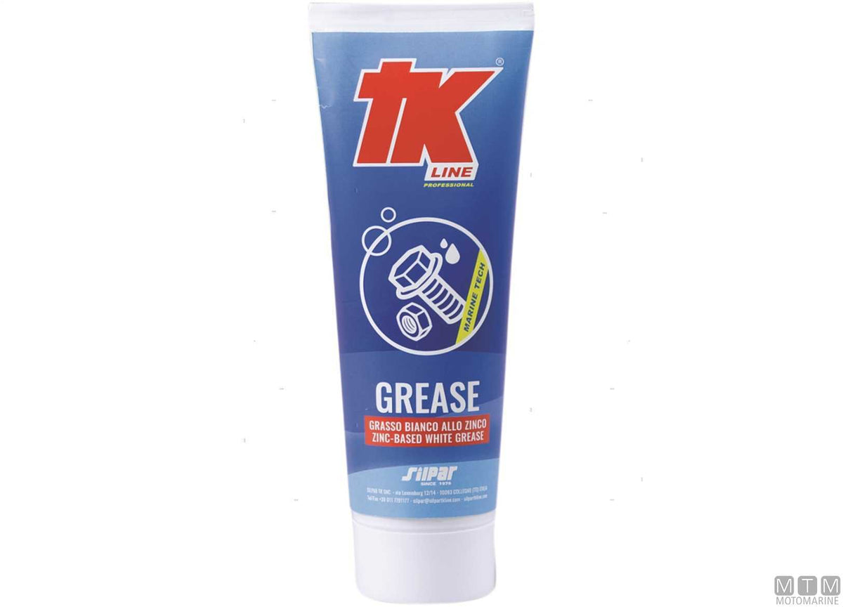 TK white zinc grease tube 250 ml - original photo Motomarine Srl