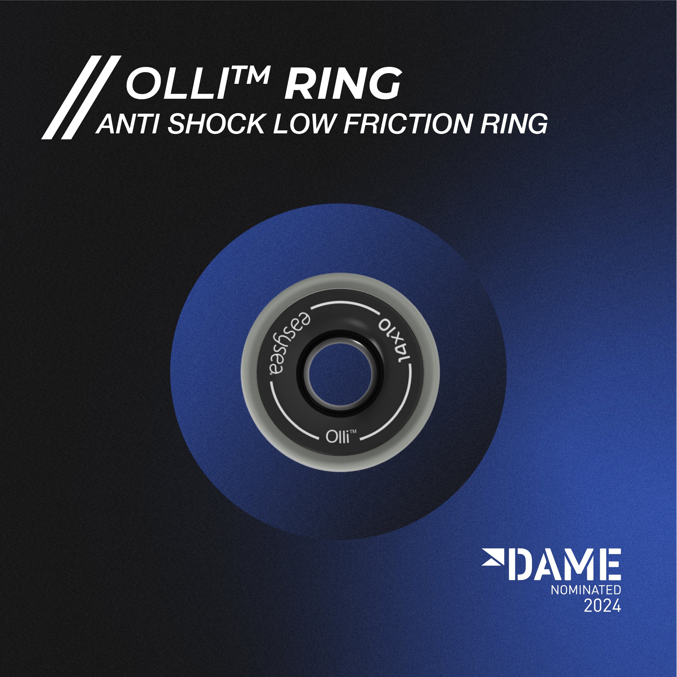 Olli™ - Anello a basso attrito anti-urto  in alluminio