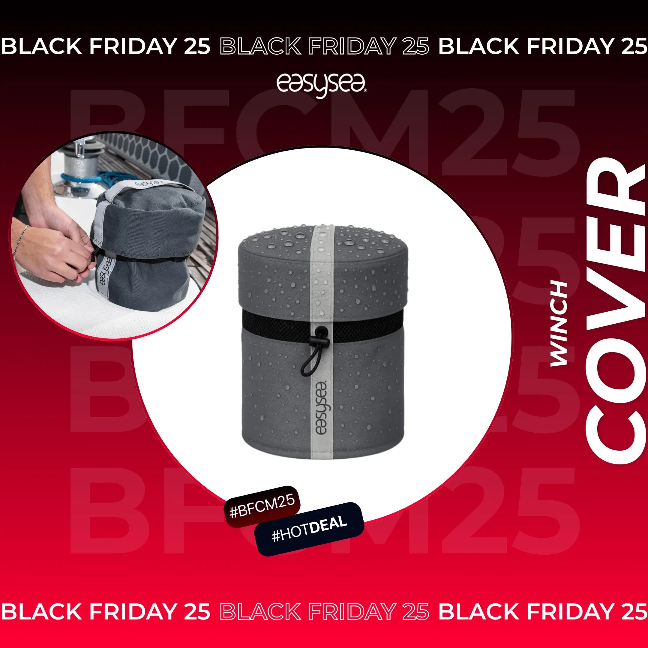 Anti-Mould Winch Cover