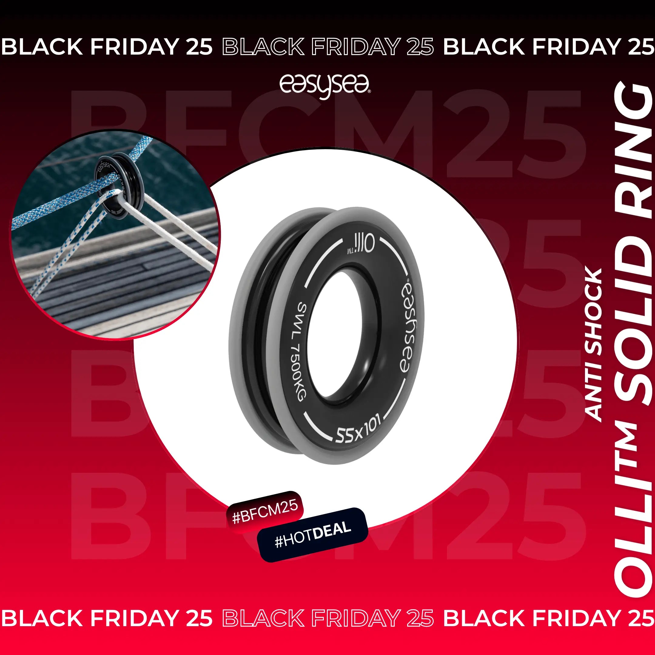 Olli™ - Anti Shock solid ring aluminium