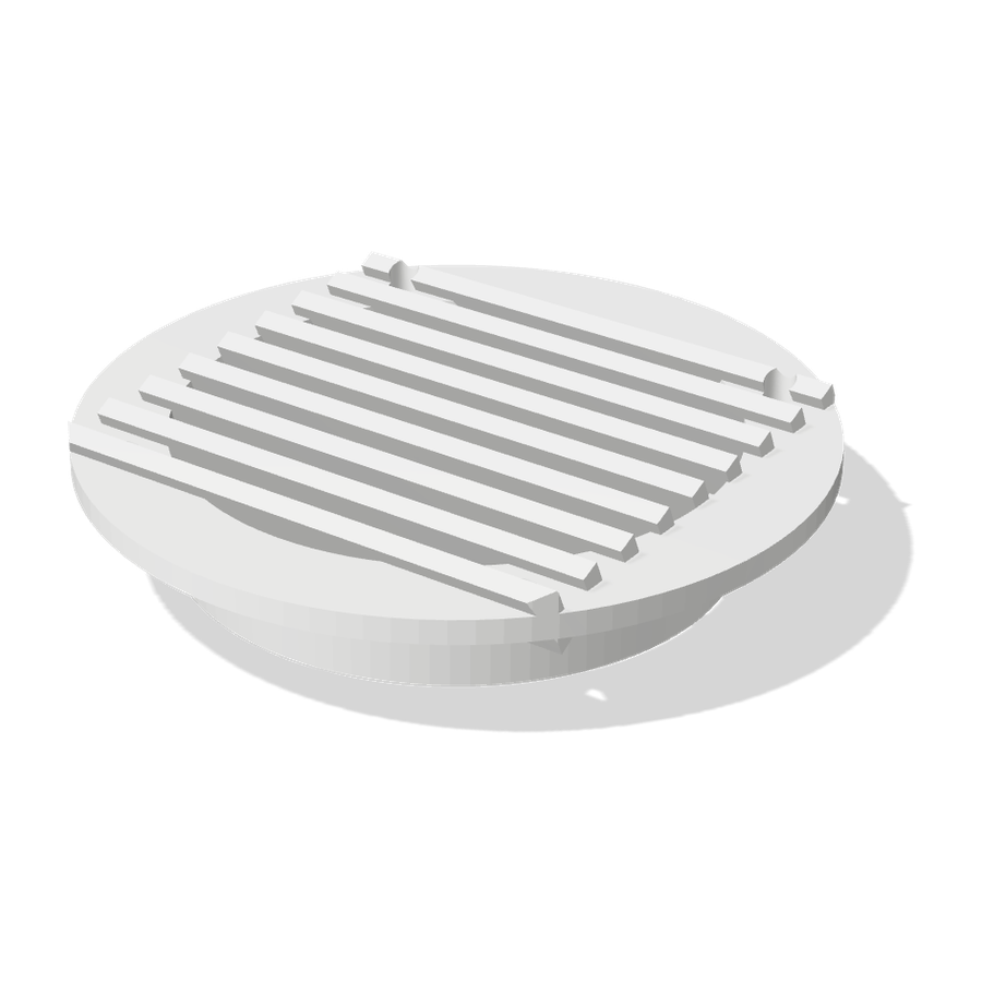 Vent grille 3D render