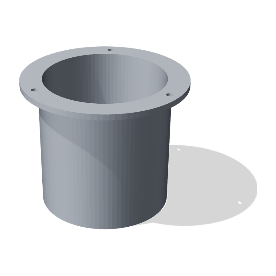 Drop-in cup holder 3D render