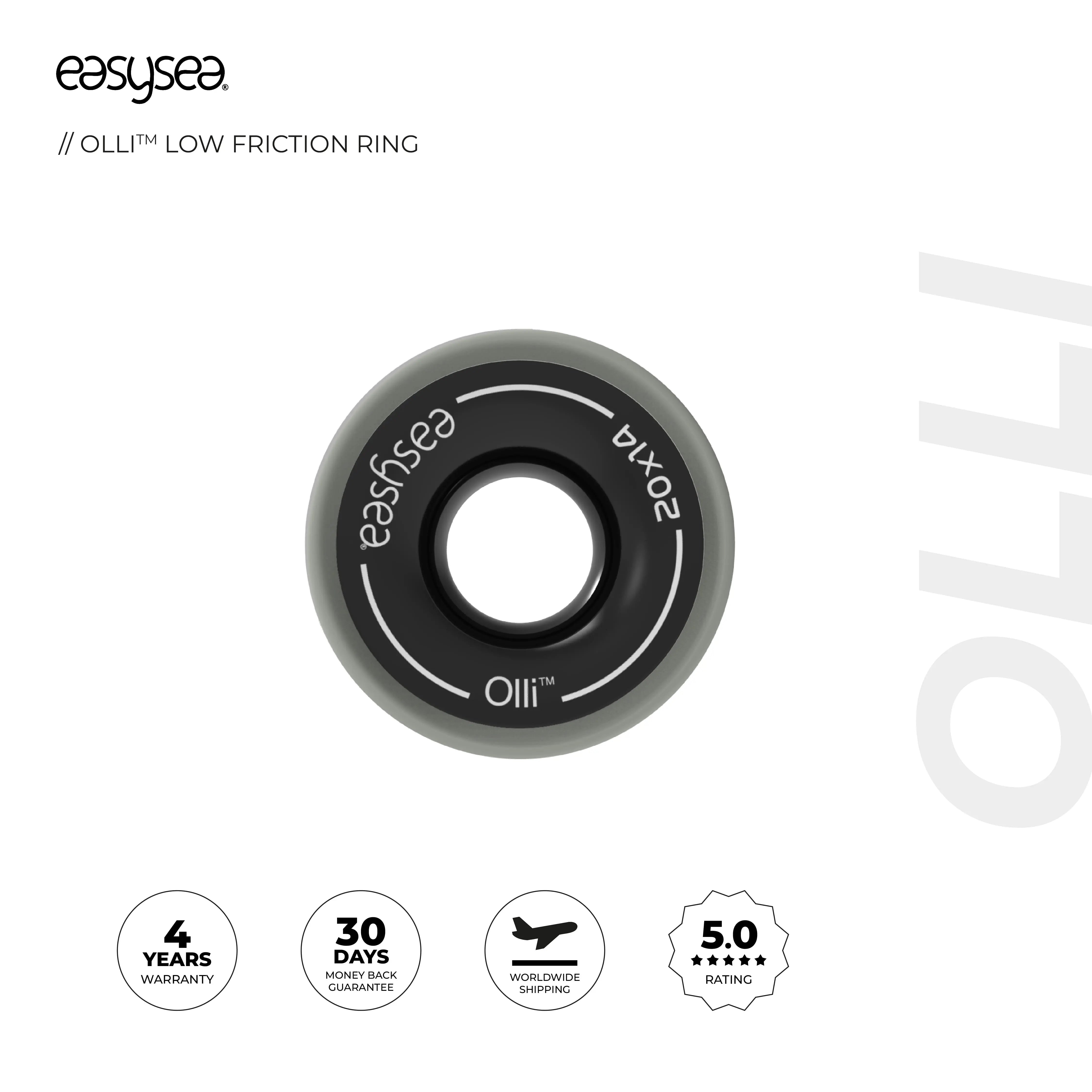 Olli™ - Anti Shock low friction ring aluminium