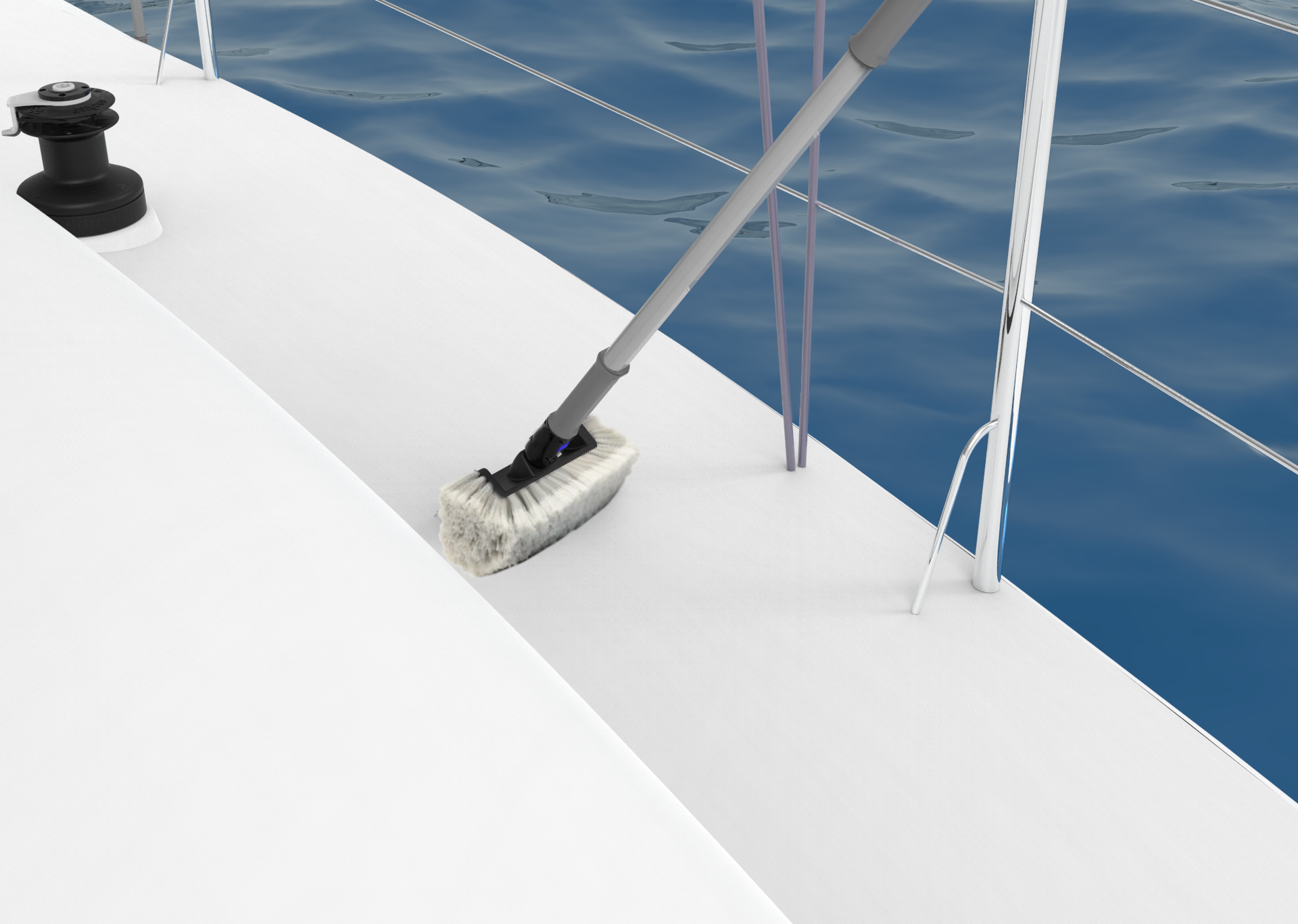 Jake brush head JBR-101 on deck